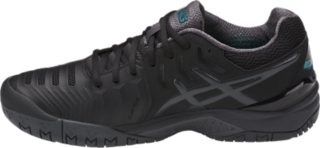 Asics gel resolution 7 grey/black/white men's shoes sale