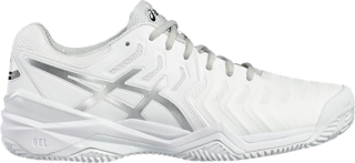 GEL-Resolution 7 Clay | White/Silver | Tennis Shoes | ASICS