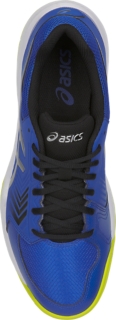 Asics men's gel-dedicate 5 tennis 2025 shoes illusion blue and silver