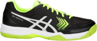 Men's GEL-DEDICATE 5 CLAY | BLACK/FLASH YELLOW | Shoes | ASICS Outlet