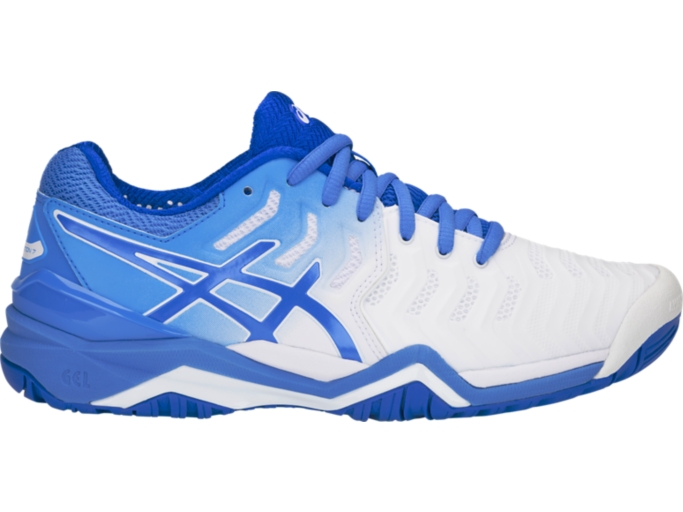 Asics gel resolution 7 2025 melbourne wh/bl/yl wom's shoes