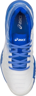 Asics gel resolution 7 shop melbourne wh/bk/yl womens shoes