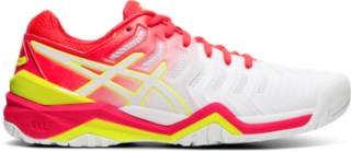 asics pink running shoes