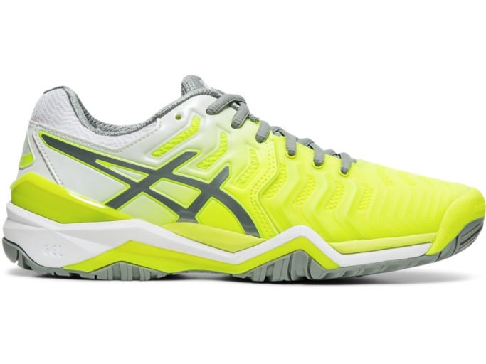 GEL RESOLUTION 7 Women Safety Yellow Stone Grey Women s Tennis Shoes ASICS United States