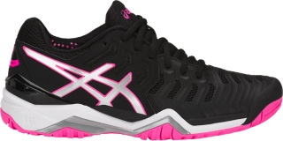 asics resolution 7 preto