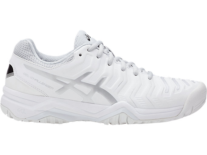 Women's Gel-resolution Clay Tennis Shoes White And Silver | lupon.gov.ph