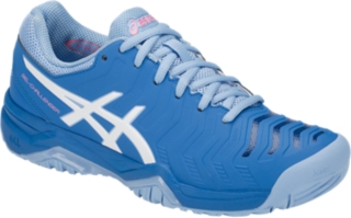 Асикс 11. Кроссовки ASICS Gel-Challenger 11 Clay. Теннисные кроссовки асикс женские. Асикс кроссовки белые с синим. Кроссовки асикс женские голубые.