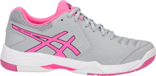 grey asics netball shoes