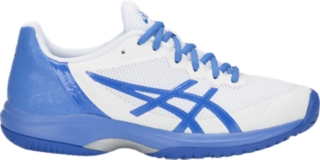 White and 2025 blue tennis shoes