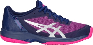 GEL COURT SPEED Women BLUE PRINT PINK GLO notdisplayed