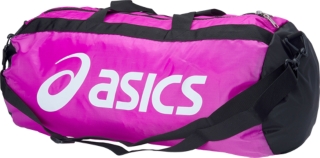 コンパクトドラム Rピンク ホワイト メンズ スポーツバッグ Asics