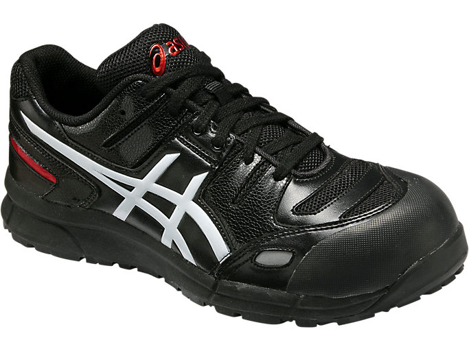 WINJOB CP103 | ブラック×ホワイト | ローカット安全靴・作業靴【ASICS 