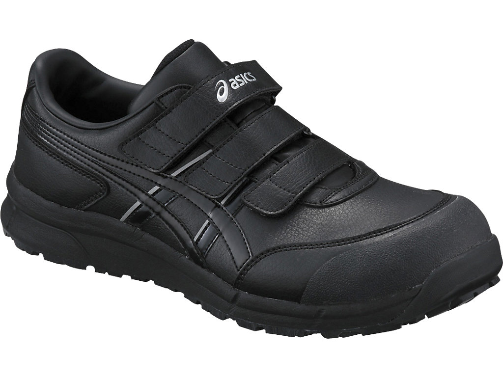 WINJOB CP301 ブラック×ブラック ローカット安全靴・作業靴【ASICS公式】