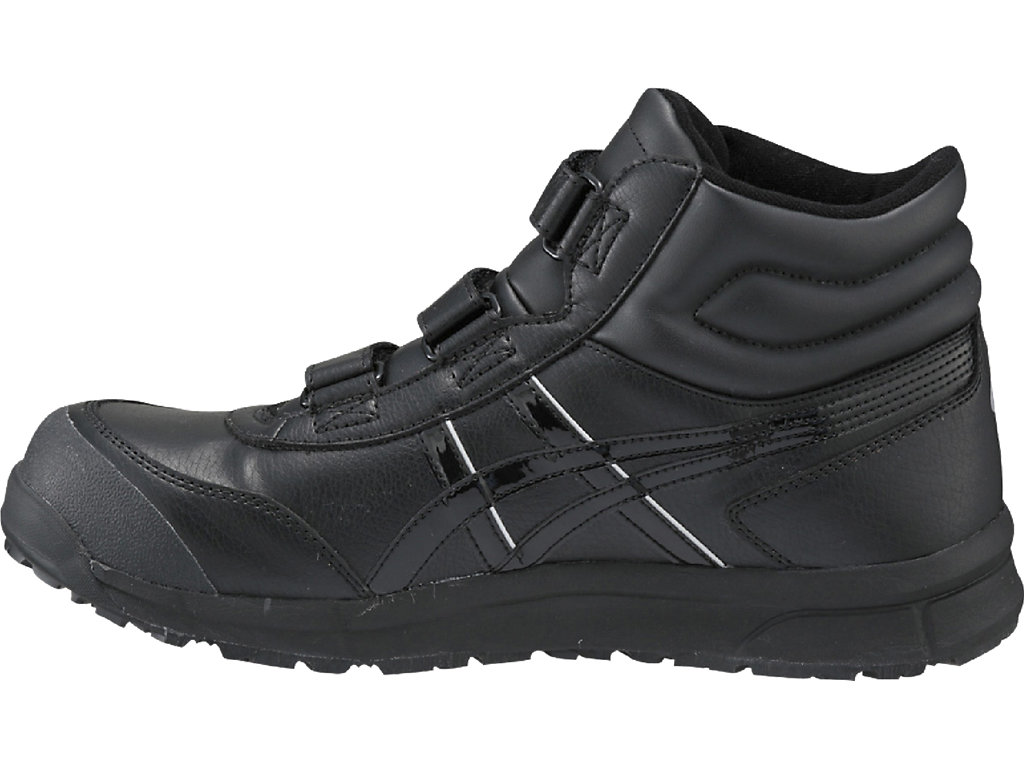 ウィンジョブ®CP302 | ブラック×ブラック | ハイカット安全靴・作業靴【ASICS公式通販】