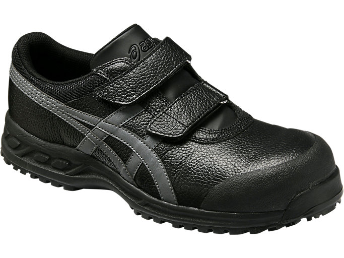 Image 1 of 3 of ユニセックス ブラック×ガンメタル ウィンジョブ®70S 3E相当 ローカット安全靴・作業靴