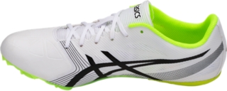 Men's HyperSprint 6 | White/Black/Safety Yellow | Track & Field