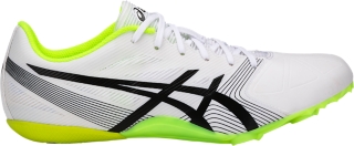 Men's HyperSprint 6 | White/Black/Safety Yellow | Track \u0026 Field | ASICS