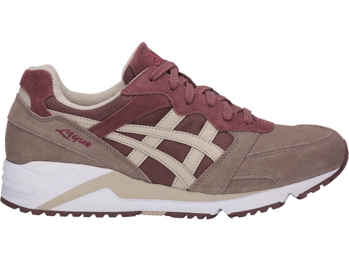 UNISEX GEL Lique Rose Taupe Feather Grey Sportstyle ASICS