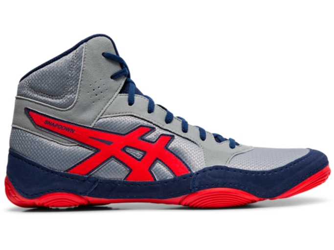 Asics maroon wrestling store shoes