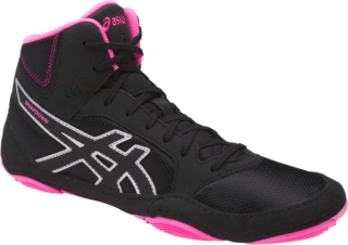 pink asics wrestling shoes