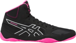 pink asics wrestling shoes