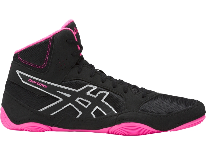 All pink asics store wrestling shoes