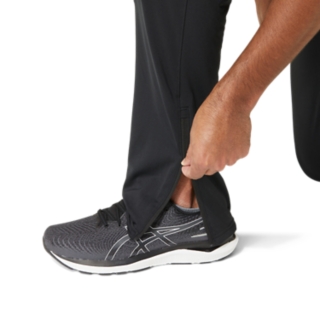  ASICS Men' Woven Track Pant, Performance Black, Small