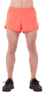 MEN\'S SPLIT SHORT | Fiery Coral | Shorts | ASICS