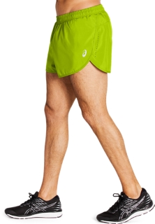 MEN\'S SPLIT SHORT | | ASICS Zest | Lime Shorts