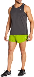 MEN'S SPLIT SHORT | Lime Zest | Shorts | ASICS