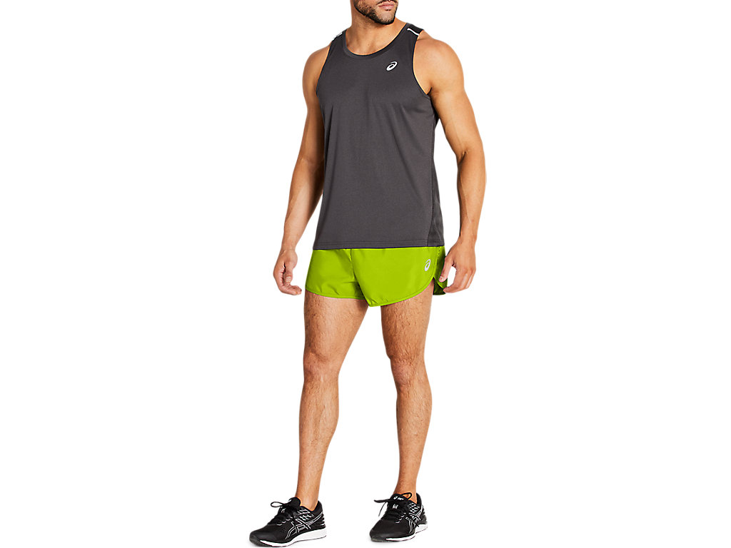 | MEN\'S Zest SHORT Lime SPLIT Shorts | | ASICS