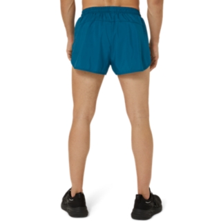 ASICS Men's Split Short Running Apparel, S, Evening Teal at  Men's  Clothing store