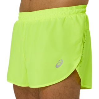 ASICS Men's Split Short Running Apparel, S, Evening Teal at  Men's  Clothing store