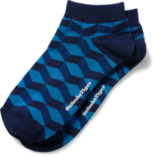 mens blue ankle socks