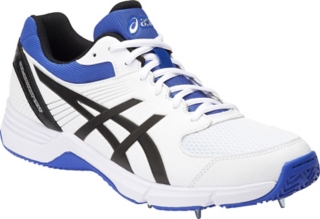 Men s GEL 100 NOT OUT White Onyx Blue Cricket ASICS Australia