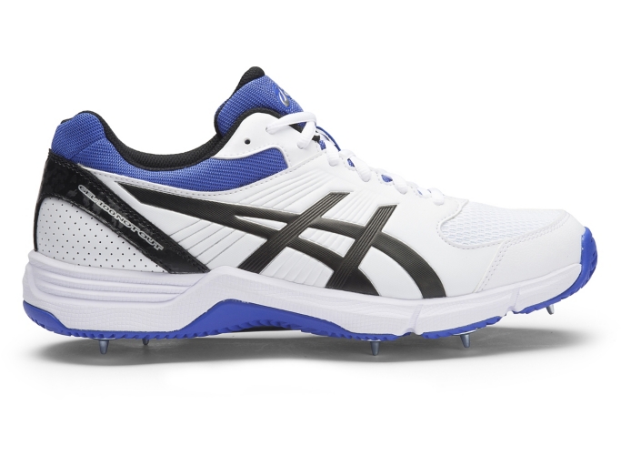 Men s GEL 100 NOT OUT White Onyx Blue Cricket ASICS Australia