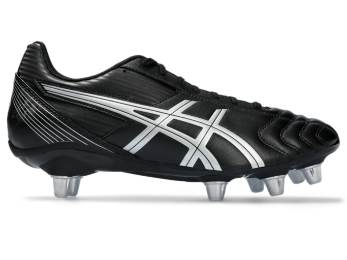 Men s LETHAL TACKLE Black Pure Silver Football ASICS Australia