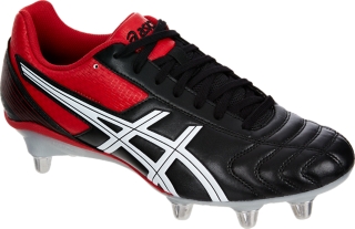 Men s LETHAL TACKLE Black Racing Red Whi Football ASICS