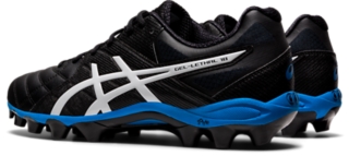 Men s GEL LETHAL 18 Black White Football ASICS Australia