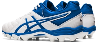 Men s GEL LETHAL 18 White Directoire Blue Football ASICS