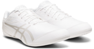 White asics cheerleading clearance shoes