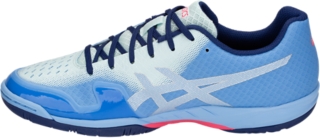 Asics gel blade 6 men's shoes blue print hot sale silver