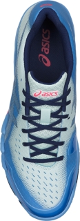 Asics gel blade 6 men's shoes blue store print silver