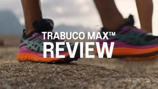 UNISEX TRABUCO MAX, Black/Shocking Orange, Chaussures de course de  sentier masculin