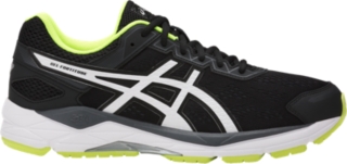 Unisex GEL-FORTITUDE 7 (2E) | BLACK/WHITE/SAFETY YELLOW | Shoes | ASICS  Outlet