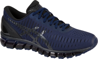 Men s GEL QUANTUM 360 Medieval Blue Black Navy Running Shoes