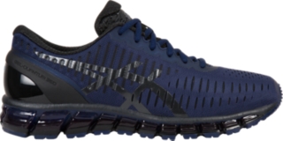 asics dark blue running shoes
