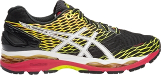 asics gel nimbus  18 mens red