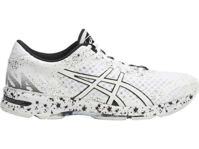 Asics blanche et noir new arrivals