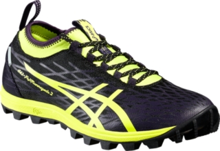 GEL FujiRunnegade 2 Men BLACK SAFETY YELLOW INFINITY PURPLE